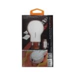 Τροφοδοτικό USB 2 Port 2x5V(type C) / 2.4A MOXOM Με καλώδιο Lightning για Iphone