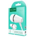 Ακουστικά Ψείρες Ενδότια Λάστιχο HOCO M34 HONOR MUSIC UNIVERSAL ΛΕΥΚΟ