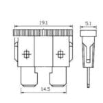 Ασφάλειες Αυτοκινήτου Μαχαιρωτές 7.5Α