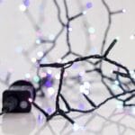 Χριστουγεννιάτια Λαμπάκια 300Led Opal Χρωματιστά Με Πρόγραμμα Πράσινο Καλώδιο