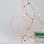 Χριστουγεννιάτικα 50 Led Warm Μπρονζέ Χαλκός Σειρά Μπαταρίας 2XAA