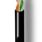 Καλώδιο UTP L6 Μονόκλωνο ANGA ST-L04 CCA/PVC/PET Μαύρο