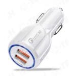 Converter Αυτοκινήτου 2 USB 12V/5V 5.1A TREQA CS-207 Με Καλώδιο Lightning FastCharge