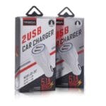 Converter Αυτοκινήτου 2 USB 12V/5V 5.1A TREQA CS-207 Με Καλώδιο Lightning FastCharge