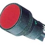 Μπουτόν Πατητό Φ22 2 Πόδια Κόκκινο N/C