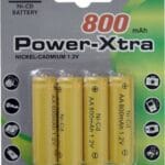 Eπαναφορτιζόμενη ΜπαταρίαAA NICD 800 mAh