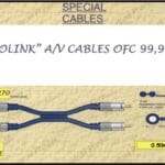 Καλώδιο 2RCA Αρσενικό σε Αρσενικό Gold Blister 0.5μ TCA4270-0050
