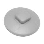 Ποδοδιακόπτης Πλαστικός Πορτατίφ Λευκός 2 Ασημί 2A 250V