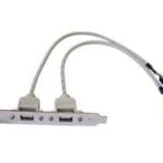 Adaptor Πόρτα 2 USB AM*/2X5P