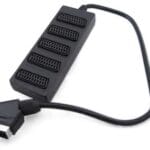 Box 1Scart M*/5 Scart F* Μαύρο