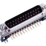 Connector D 9M* ΓΩΝ. Πλακέ Τ.