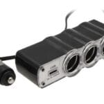 Πολύπριζο Φίς Αναπτήρα Αυτοκινήτου 1/3 Καλώδιο WF-0120