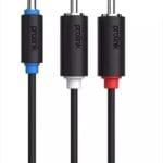 Καλώδιο 2RCA Αρσενικό σε 3.5 Stereo Aπλό Blister 5.0μ