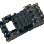 Βάσεις Ρελέ Τετράγωνη Βάση Ράγας PYF14A