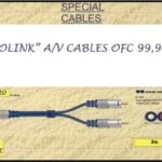 Καλώδιο 2RCA Αρσενικά σε 3.5 Stereo Επίχρυσο Aκροδέκτες 3.0μ