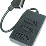 BOX 1Scart M*/3Scart F* Mαύρο