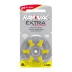 Μπαταρίες Βαρυκοΐας 10 RAYOVAC Extra Advanced (6 τεμαχια)