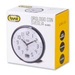 Ρολόι Δείκτες Ξυπνητήρι Αθόρυβο 11 x 11 x 5,3 εκ TREVI SL 3P27