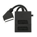 Box 1Scart M*/ 2Scart F* Mαύρο
