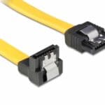 Καλώδιο SATA III M*/M* 0.5M Γωνιακό 90° CAB-W026, Metal Clip