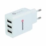 Τροφοδοτικό USB 3 Port 3x5V 3.1A SWISSTEN
