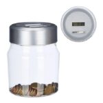 Κουμπαράς Βάζο Με Μετρητή Νομισμάτων