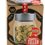 Κουμπαράς Βάζο Με Μετρητή Νομισμάτων