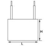 Πυκνωτές Μονίμου Λειτουργίας 3.5μF 450VAC Τετράγωνοι