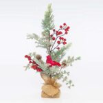 Διακοσμητικό Δέντρο Έλατο Στολισμένο 60cm 600-30007