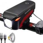 Φακός Ποδηλάτου LED Κόρνα & Οπίσθιο Φανάρι DX-002