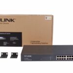 Hub RJ45 TP-LINK Fast Ethernet 24 Port 1000Mbps Gigabit Rackmount Switch TL-SG1024 Ver.11