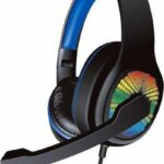 Ακουστικά Στεφάνι H/Y Μικρόφωνο Ρυθμιστής Έντασης Φωτισμό LED USB + 2X3,5mm