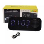 Ρολόι Ηχείο Επαναφορτιζόμενο BT FM Q-YX126