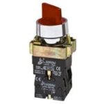 Διακόπτης Περιστροφικός 2 Θέσεων 0-1 Φ22 1NO+1NC BK2465 KND