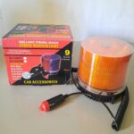 Φάρος Μαγνητικός LED 12V/24V LED ΠΟΡΤΟΚΑΛΙ 9 FLASH STROBE