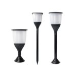 Ηλιακό Φωτιστικό Κήπου Μεταλλικό με 24 Led HEIT 36943