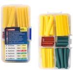 Σετ Μακαρόνια Θερμοσυστελλόμενα 60Τεμ Πολύχρωμα Διάφορα Μεγέθη W11248