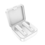 Bluetooth Wireless Hands Free Hoco DES12 V5.0 Εναλλαγή Master/Slave Touch Control Συμβατότητα με Siri Google Assistant Λευκό