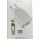 Τροφοδοτικό USB 2 Port 2x5V/2.4A EZRA HC48-V8