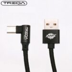 Καλώδιο USB AM*/ TYPE C Γωνιακό1 1Μ TREQA CA-8103