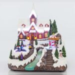 `Σταθμός Τρένου Φωτιζόμενος Με Μουσική και Κίνηση 16X16X19CM