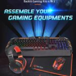 Σετ 4 In 1 Πληκτρολόγιο Ποντίκι Ακουστικά MousePad MT-C500 Gaming / US