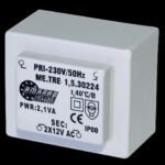 Μετασχηματιστής PCB Κλειστού Τύπου 2.1VΑ 2x12V