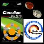 Μπαταρίες Βαρυκοΐας Πορτοκαλί ZA13 GP 1.4V 230mAh