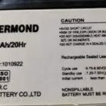 Μπαταρία Μολύβδου 6V/12Ah Powermond