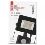 Προβολέας LED SIMPO 20,5W με Αισθητήρα Κίνησης ZS2322