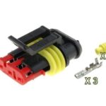 Φίς Τροφοδοσίας Αδιάβροχο Πλαστικός Προεκτάσεως Μ* 3Ρin