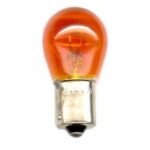 Λάμπα Φουντούκι Μονοπολική Παράκεντρη P21W 12V Πορτοκαλί BAU15s