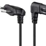 Καλώδιο Τροφοδοσίας Κασσετοφώνου Οκτώ Γωνιακό 1Μ