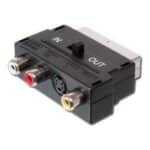 Adaptor Scart/3RCA-S.VHS Διακόπτη